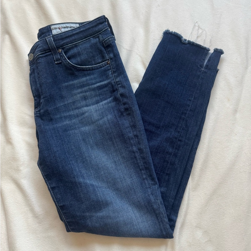 AG Adriano Goldschmied cigarette crop jeans